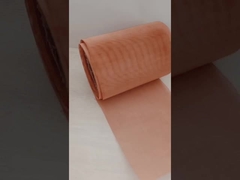 सादा बुना हुआ 1M 200 मेश 0.05mm रेड कॉपर गॉज मेश कॉपर इन्सेक्ट स्क्रीन मेश